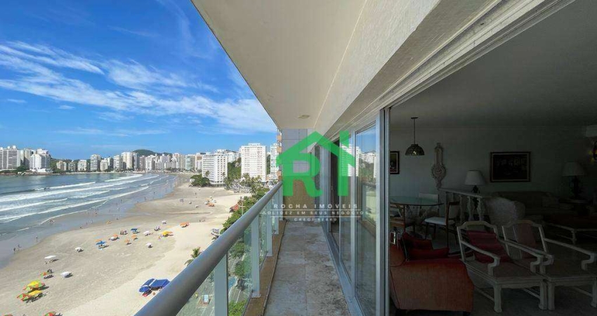 Apartamento com 4 dormitórios à venda, 246 m² por R$ 1.900.000,00 - Pitangueiras - Guarujá/SP