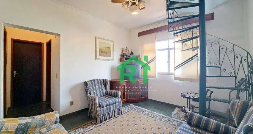 Cobertura Duplex, 3 Dormitórios (1 Suíte), 1 Vaga, Tombo, Guarujá/SP