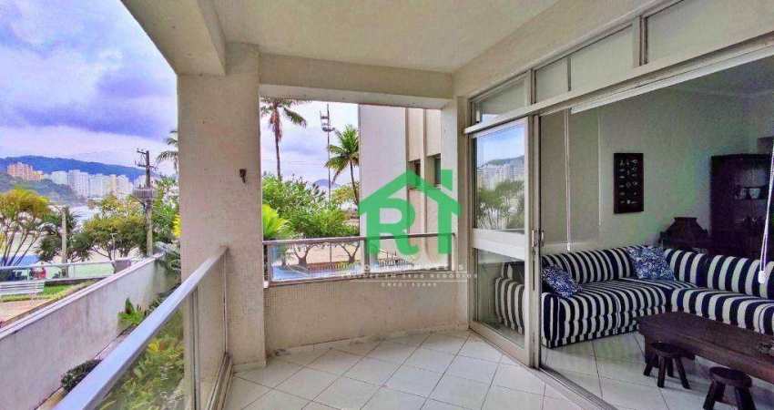 Apartamento Frente Mar, 3 Dormitórios, 2 Vagas, Área de Lazer, Jardim Astúrias, Guarujá/SP