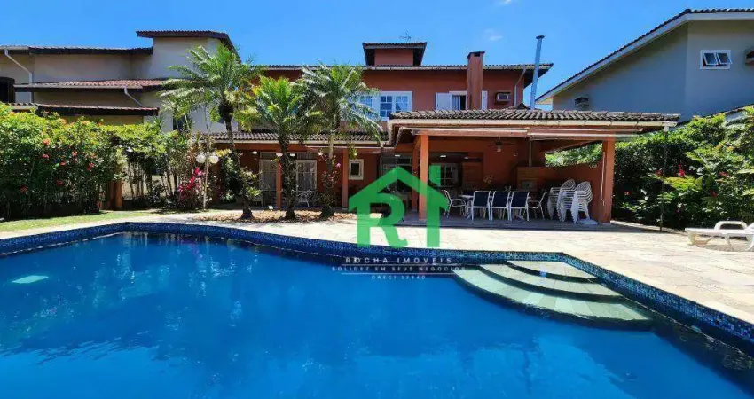Casa à venda no condomínio Granville, Enseada, 4 Quartos, 4 Vagas, Guarujá/SP