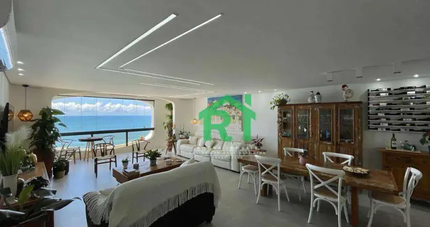 Apartamento frente mar com 4 quartos (4 suítes), 2 vagas e lazer à venda em Jardim Astúrias, Guarujá | Rocha Imóveis Guarujá