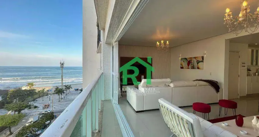 Apartamento com Vista Mar, Reformado, 3 Suítes, 1 Vaga, Pitangueiras, Guarujá/SP