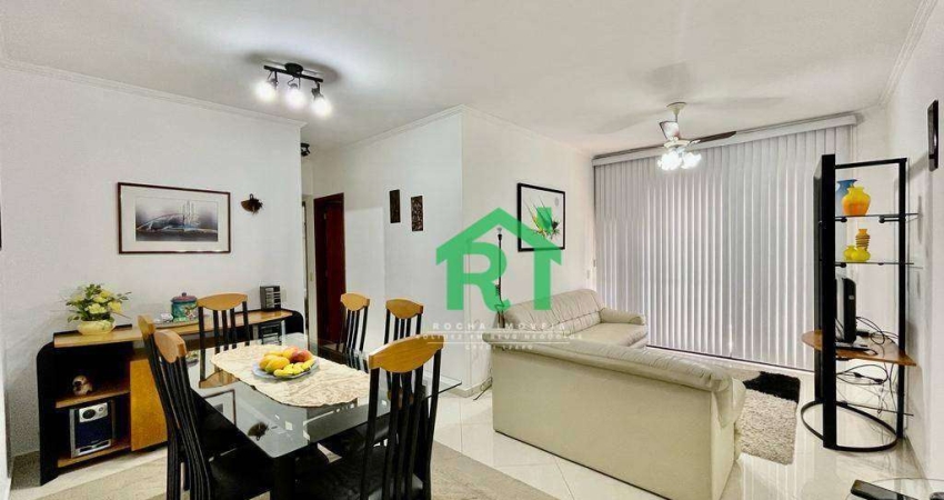 Apartamento, 100 m² - venda por R$ 550.000,00 ou aluguel por R$ 4.500,00/mês - Enseada - Guarujá/SP