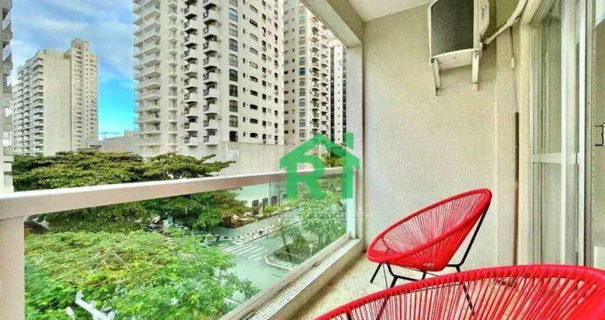 Apartamento Moderno, 2 Dormitórios (1 Suíte), 1 Vaga, Pitangueiras, Guarujá/SP.