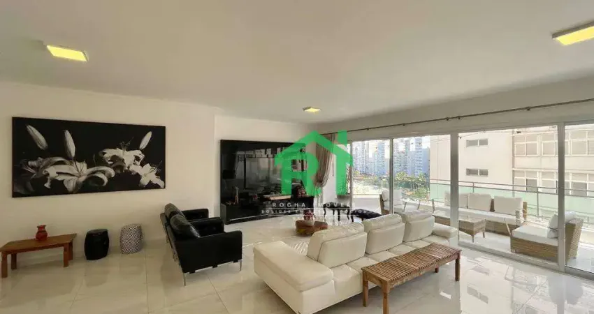 Apartamento Beira Mar, 4 Dormitórios (2 Suítes), 2 Vagas, Pitangueiras, Guarujá/SP