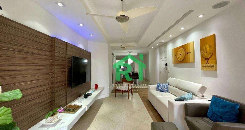 Apartamento Reformado, 3 Dormitórios (2 Suítes), 1 Vaga, Área de Lazer, Jardim Astúrias, Guarujá/SP