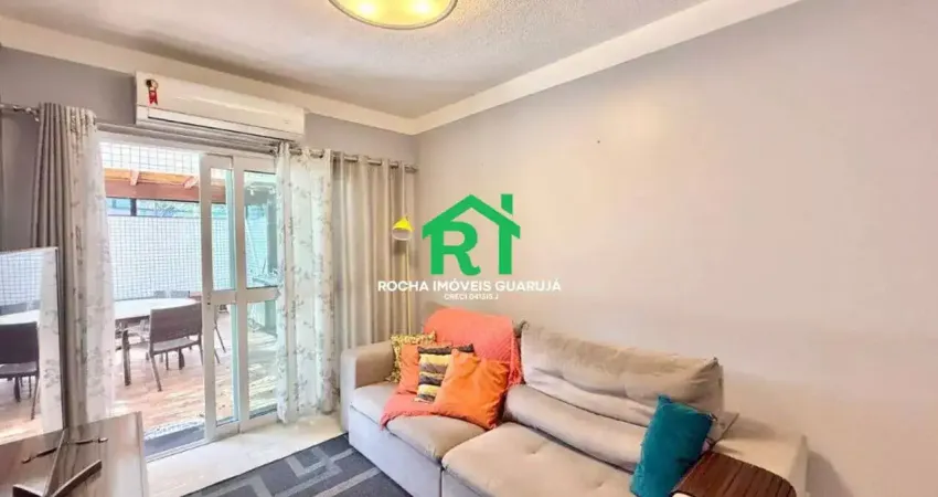 Apartamento garden em praia do tombo, guarujá/sp, 2 dormitórios, lazer, beira-mar