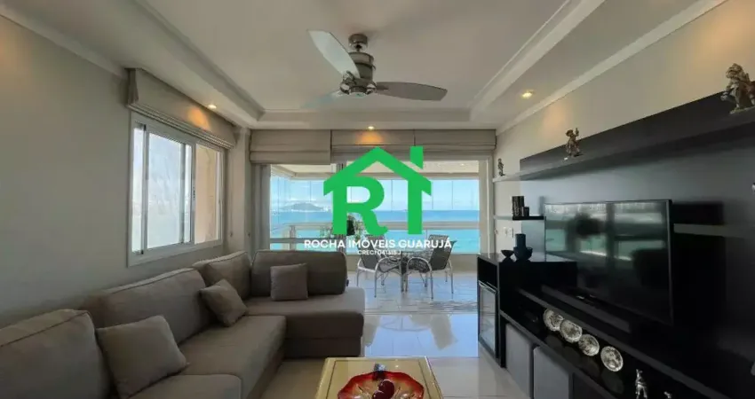 Apartamento para alugar em praia das astúrias, guarujá/sp, 4 suítes, frente mar, lazer, 2 vagas