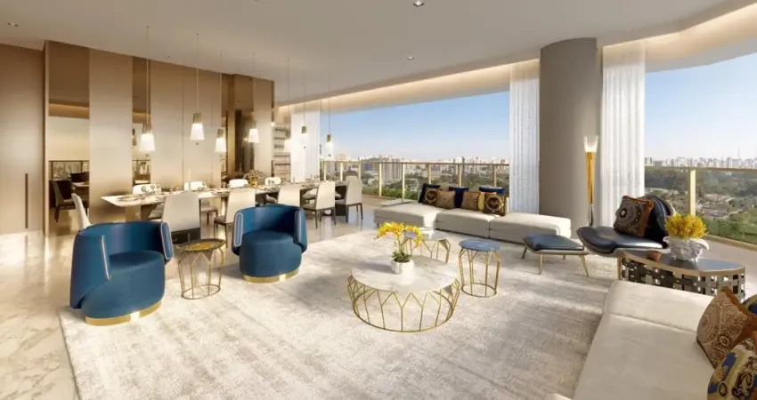 Apartamento de alto padrão novo de 150 m² com 3 suítes e 2 vagas à venda em moema