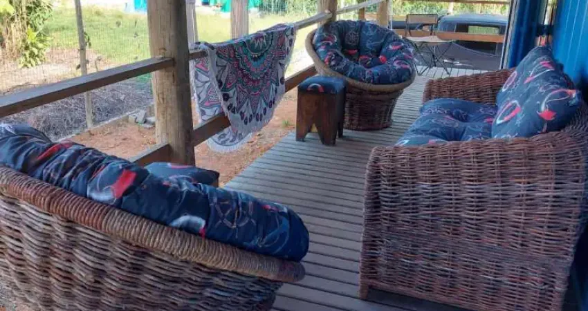 CASA CONTEINER TINY-HOUSE COM 2 DORMITÓRIOS NO UBATUMIRIM.