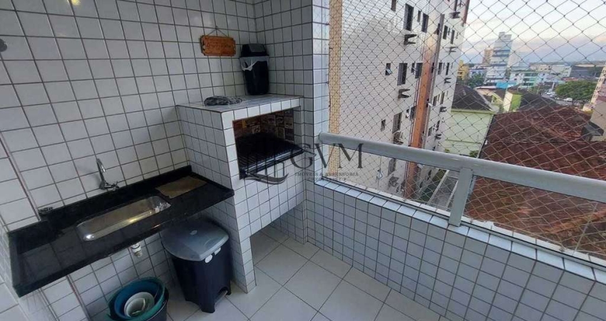 Apartamento com 2 dorms, 1 suíte na Guilhermina, Praia Grande