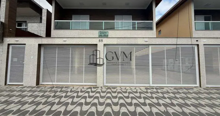 Casa de Condomínio com 2 quartos, Ribeirópolis, Praia Grande - R$ 280 mil, Cod: 1423
