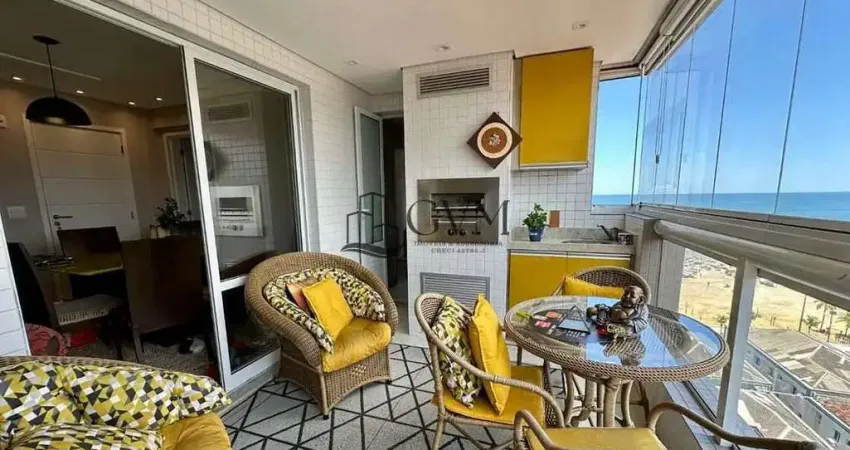 Apartamento em prédio frente mar com 2 quartos à venda no Canto do Forte