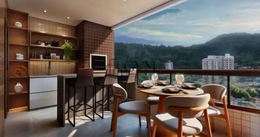 Apartamento em construção á venda no Canto do Forte em Praia Grande/SP.