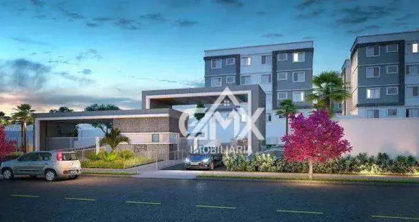 Apartamento com 2 dormitórios à venda, 45 m² por r$ 190.000,00 - colinas - londrina/pr