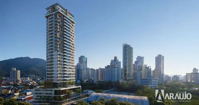 Cobertura com 1 suíte e 2 dormitórios no bairro fazenda em itajaí