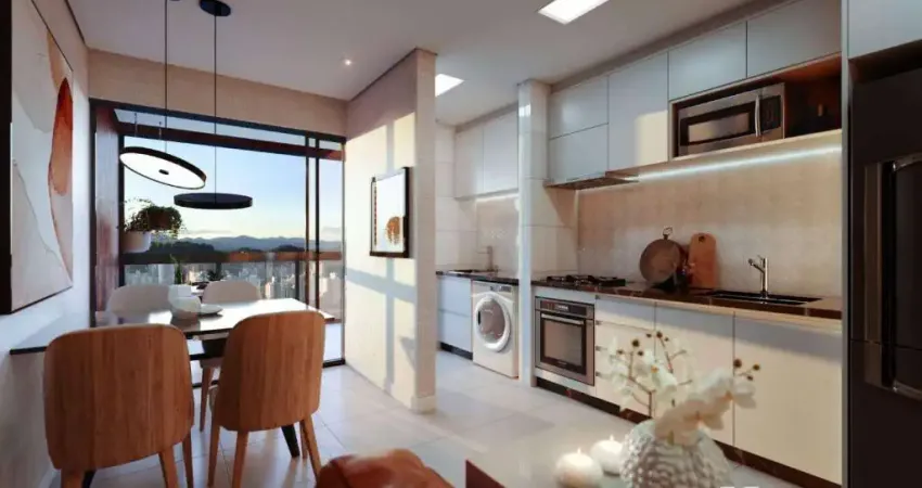 Apartamento garden com 1 suíte e 2 dormitórios no bairro dom bosco em itajaí