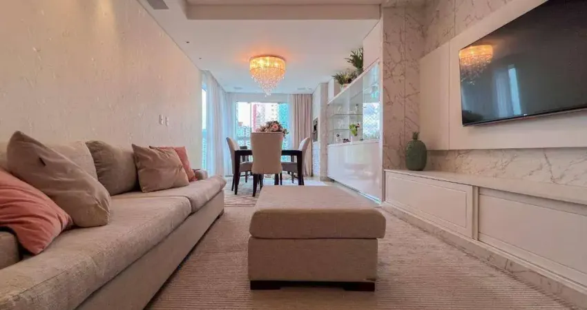 Apartamento mobiliado com 2 suítes e 2 demi suítes em balneário camboriú