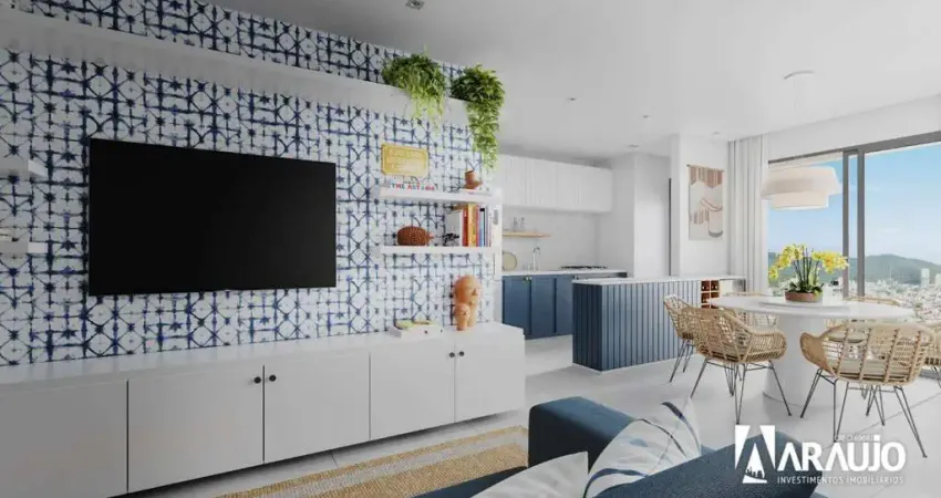 Apartamento com 1 suíte + 2 dormitórios à venda, no bairro vila operária em itajaí