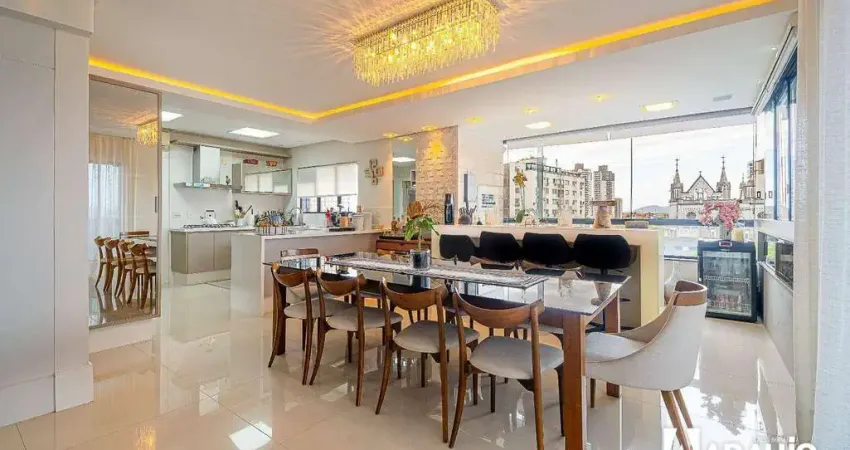 Apartamento mobiliado com 4 suítes à venda no de centro em itajaí