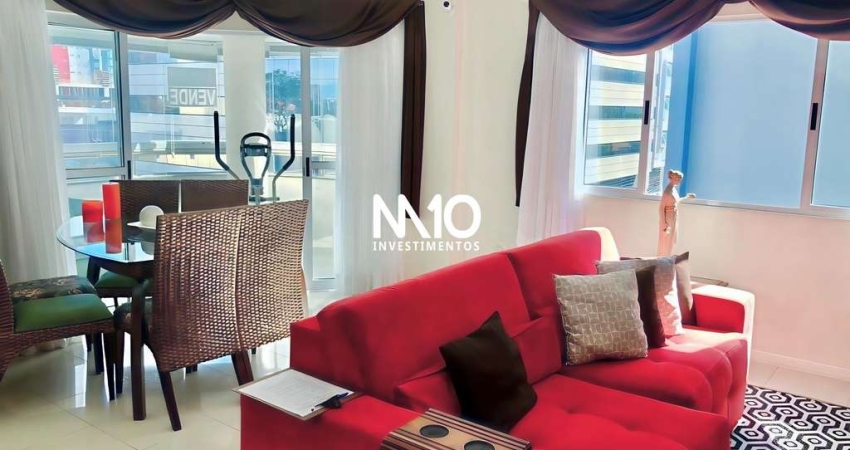 Apartamento á venda com 01 suíte mais dois quartos, centro Sul de Balneário Camb