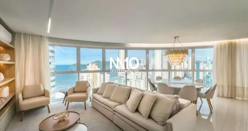 Apartamento Finamente Mobiliado e decorado com vista mar em 100x.