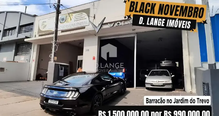 Barracão comercial à venda no bairro jardim do trevo em campinas