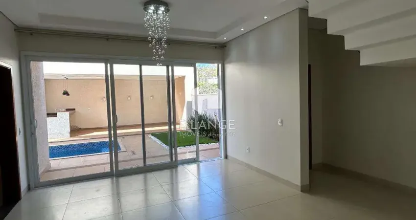 Casa à venda com 3 quartos no condomínio reserva real paulínia, parque brasil 500