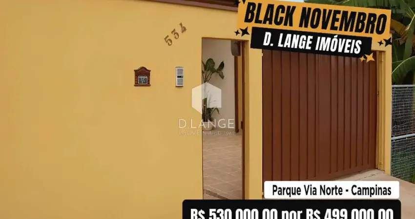 Casa com 3 quartos à venda na Rua Ana Borges Orsolini, 534, Parque Via Norte, Campinas
