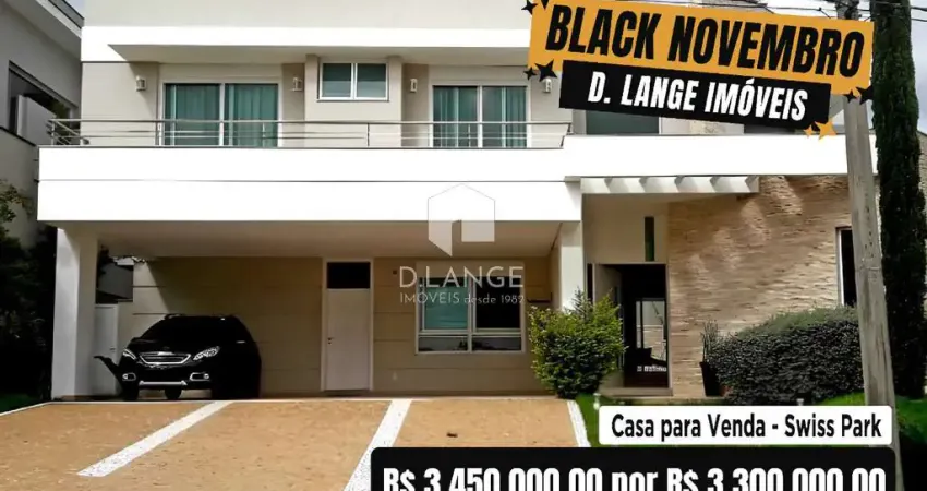Casa em condomínio fechado com 4 quartos à venda na Avenida Dermival Bernardes Siqueira, 3716, Swiss Park, Campinas