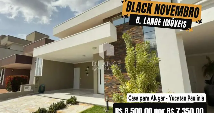 Casa à venda no condomínio yucatan no bairro parque brasil 500 em paulínia