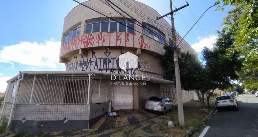 Salão comercial para locação no bairro Jardim Chapadão em Campinas