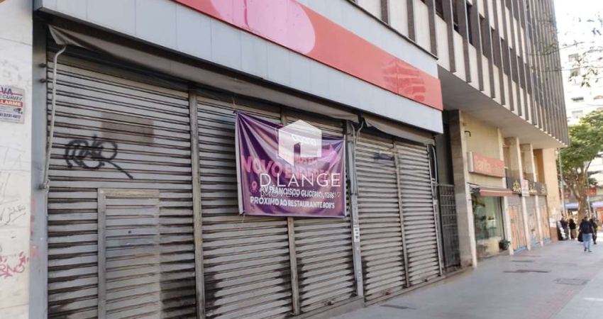 Salão comercial para locação no bairro Centro em Campinas