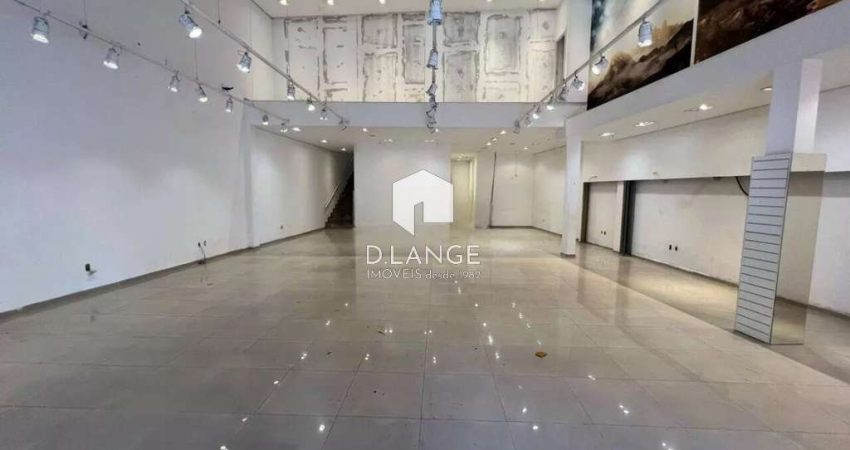 Salão comercial para locação no bairro Centro de Campinas
