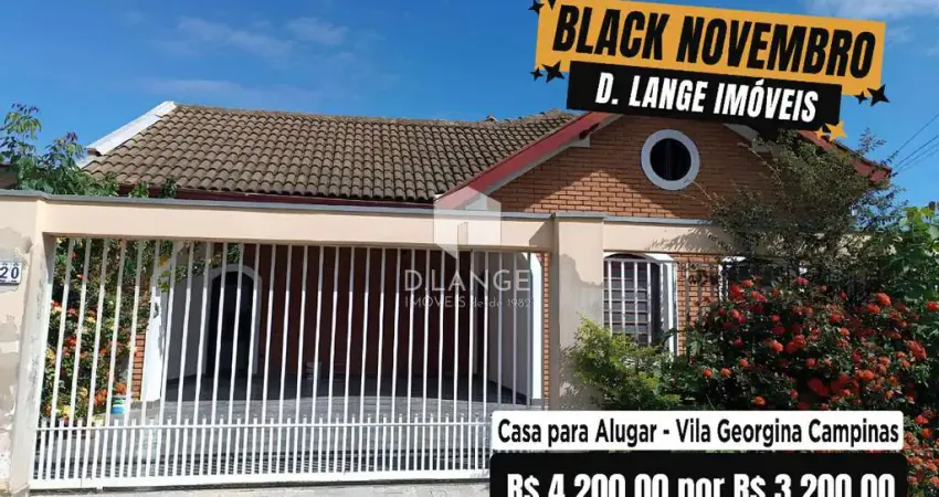 Casa para venda e locação no bairro vila georgina em campinas