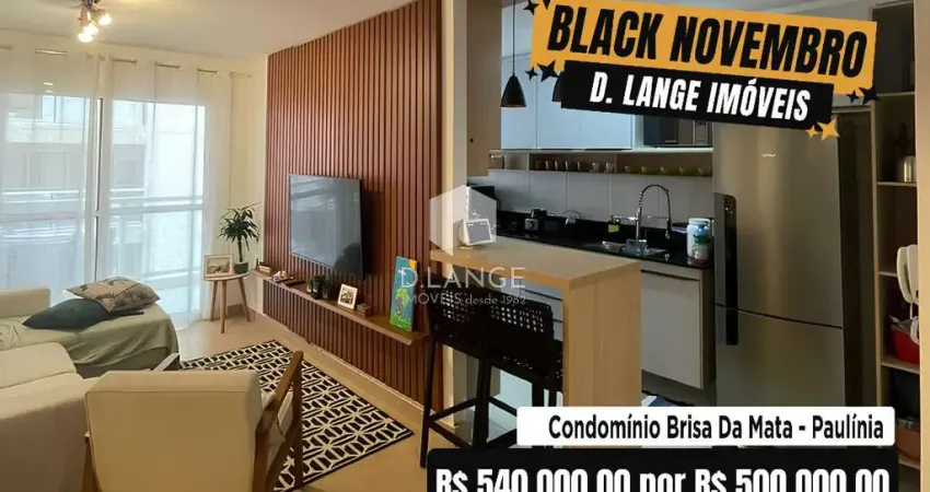 Apartamento com 3 quartos à venda na Avenida Nelson Rubini, 740, Balneario Tropical, Paulínia