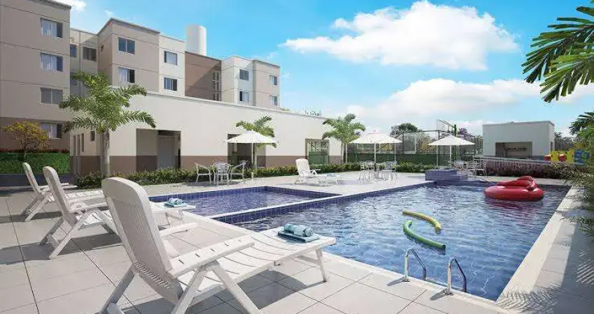 Apartamento 2 quartos condomínio fechado com piscina bairro pedra azul