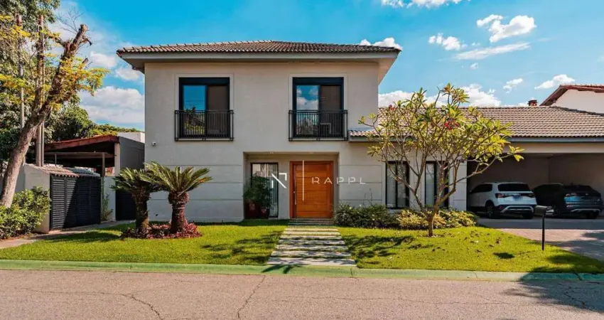 Casa com 4 dormitórios à venda, 466 m² por r$ 7.300.000 - alphaville 04 - santana de parnaíba/sp