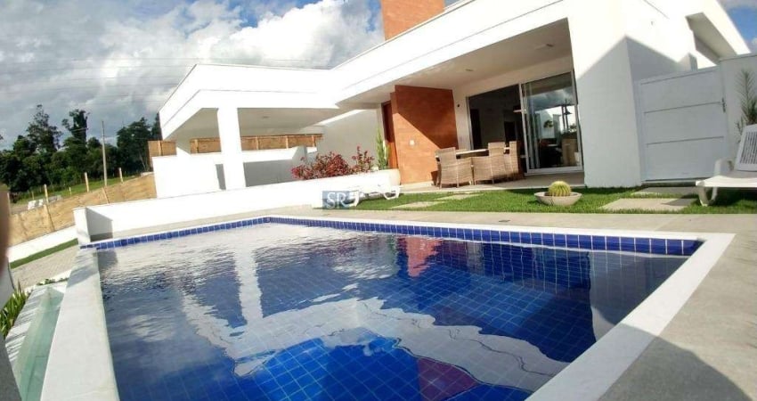 Casa com 3 dormitórios para alugar, 278 m² por R$ 17.684,62/mês - Condomínio Campo de Toscana - Vinhedo/SP