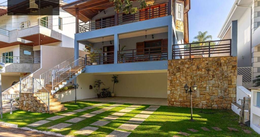 Casa com 5 dormitórios à venda, 396 m² por R$ 1.490.000,00 - Condomínio Villagio Capriccio - Louveira/SP