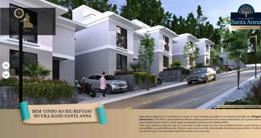 Casa com 3 dormitórios à venda, 140 m² por R$ 1.100.000,00 - Condomínio Villaggio Santa Anna - Vinhedo/SP