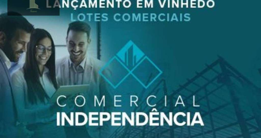Terreno à venda, 250 m² por R$ 520.000,00 - Comercial Independência - Vinhedo/SP