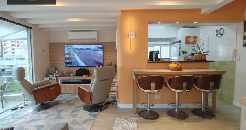Cobertura com 3 dormitórios à venda, 140 m² por R$ 850.000,00 - Enseada - Guarujá/SP