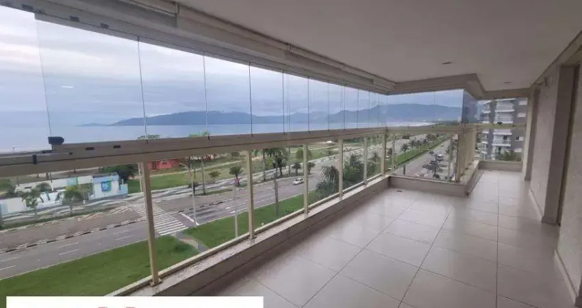 Apartamento com 3 quartos frente mar para locação no indaiá, caraguatatuba
