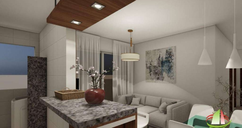 Apartamento com 2 dormitórios à venda, 55 m² por R$ 389.500 - Santa Mônica - Belo Horizonte/MG