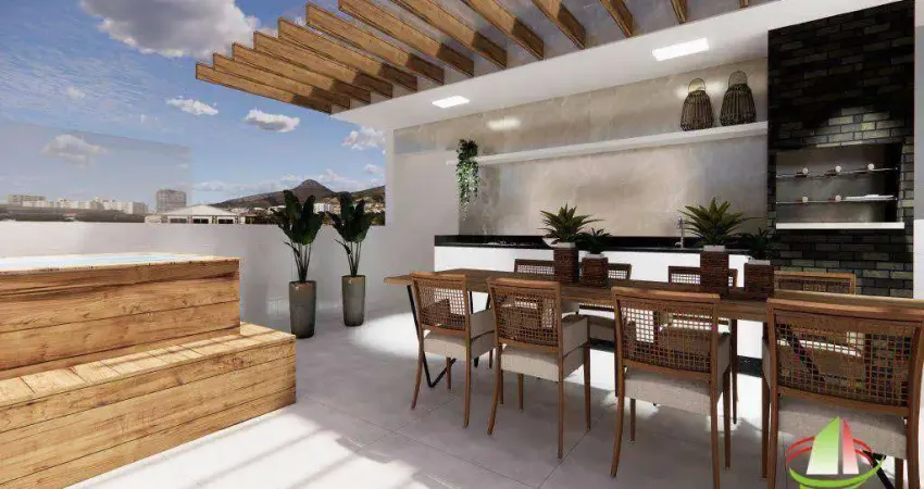 Cobertura com 3 dormitórios à venda, 120 m² por r$ 950.000 - itapoã - belo horizonte/mg