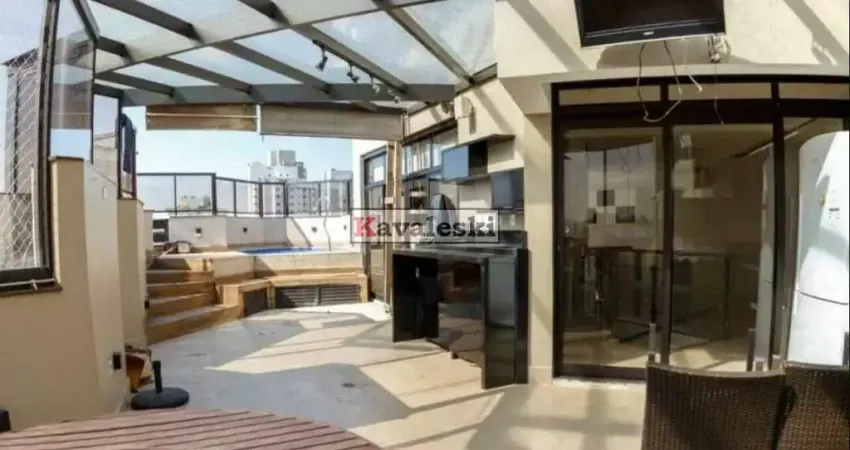 Cobertura 230 metros com 3 suites e 3 vagas mobiliada na Rua Chaga Santos - Saúde.