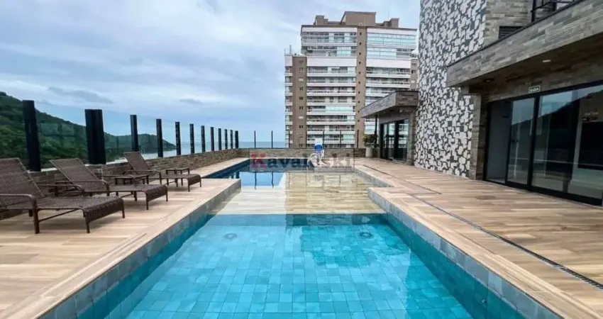 **Imóvel de alto padrão a venda no canto do forte (Praia Grande). Apartamento em andar alto com;