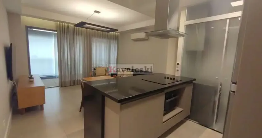 Apartamento para Locação, Brooklin , 1 dormitório, sendo 1 suíte, 1 banheiro, 1 vaga , mobiliado.