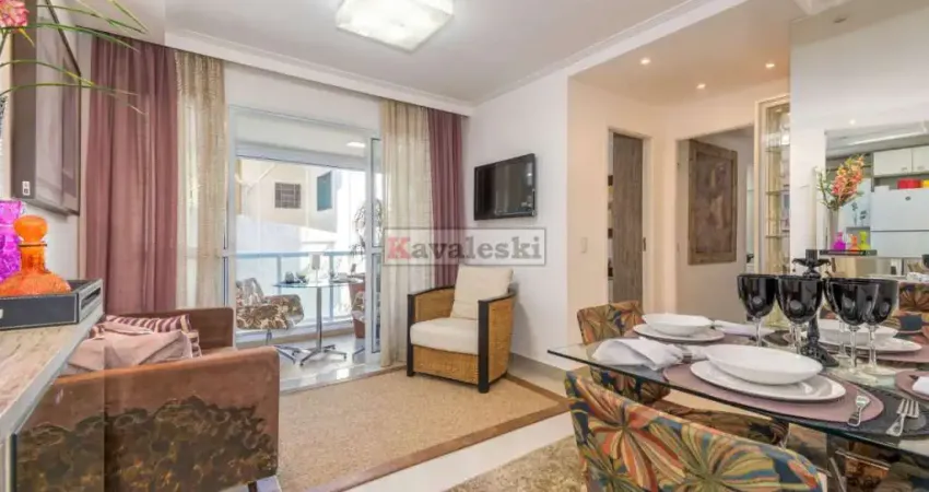 Apartamento novo mobiliado a 500 metros do metro Sacoma com varanda gourmet.....